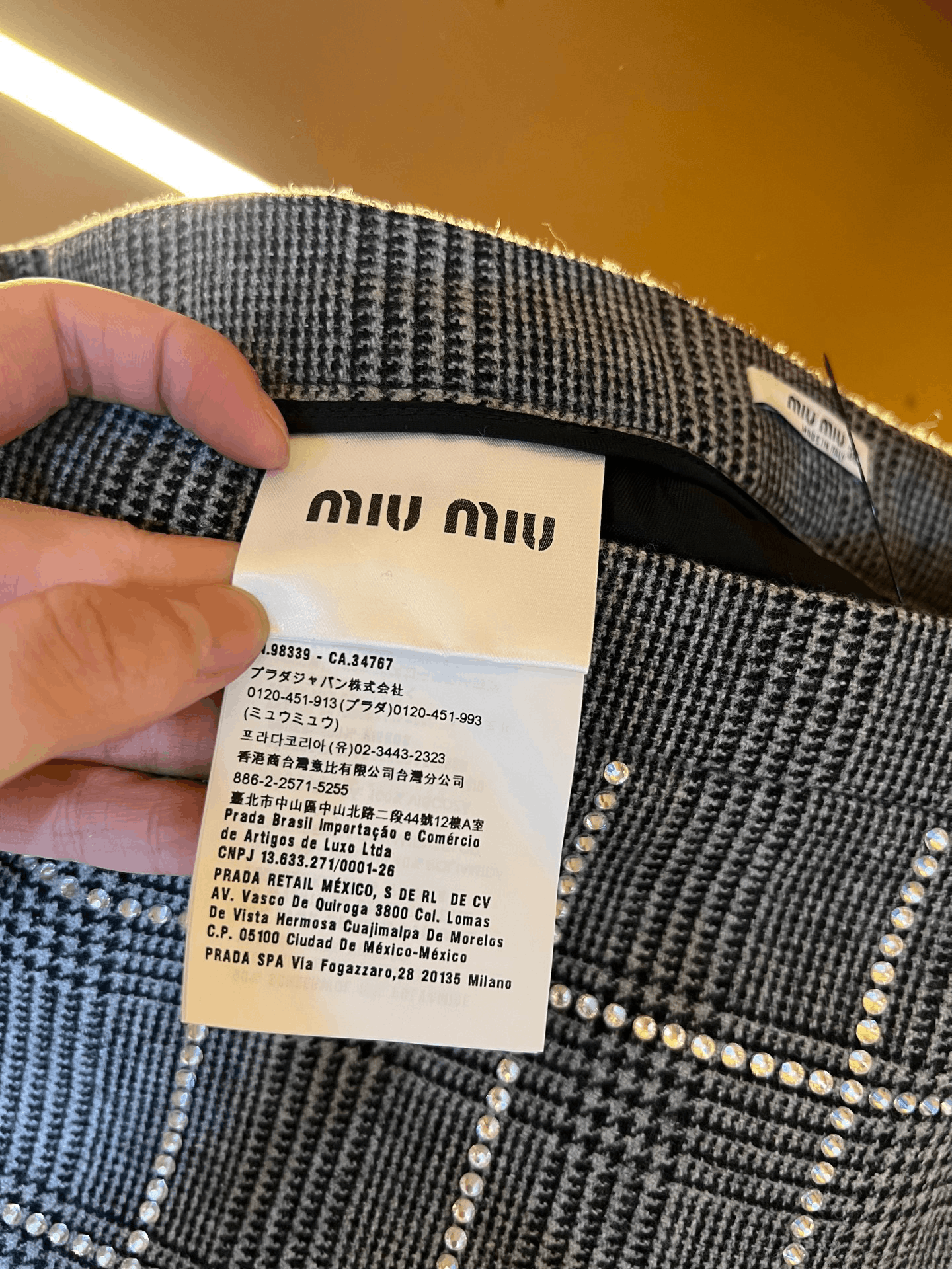 Miu Miu Miumiu Women's Skirt Size 38" / US 16 / IT 52 - 4 Thumbnail