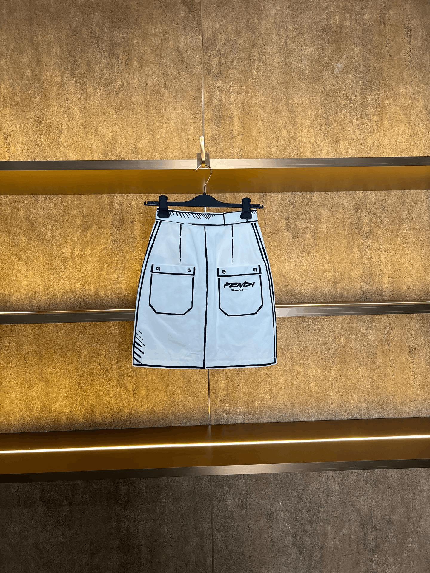 Fendi Fendi California Sky Skirt Size 36" / US 14 / IT 50 - 2 Thumbnail