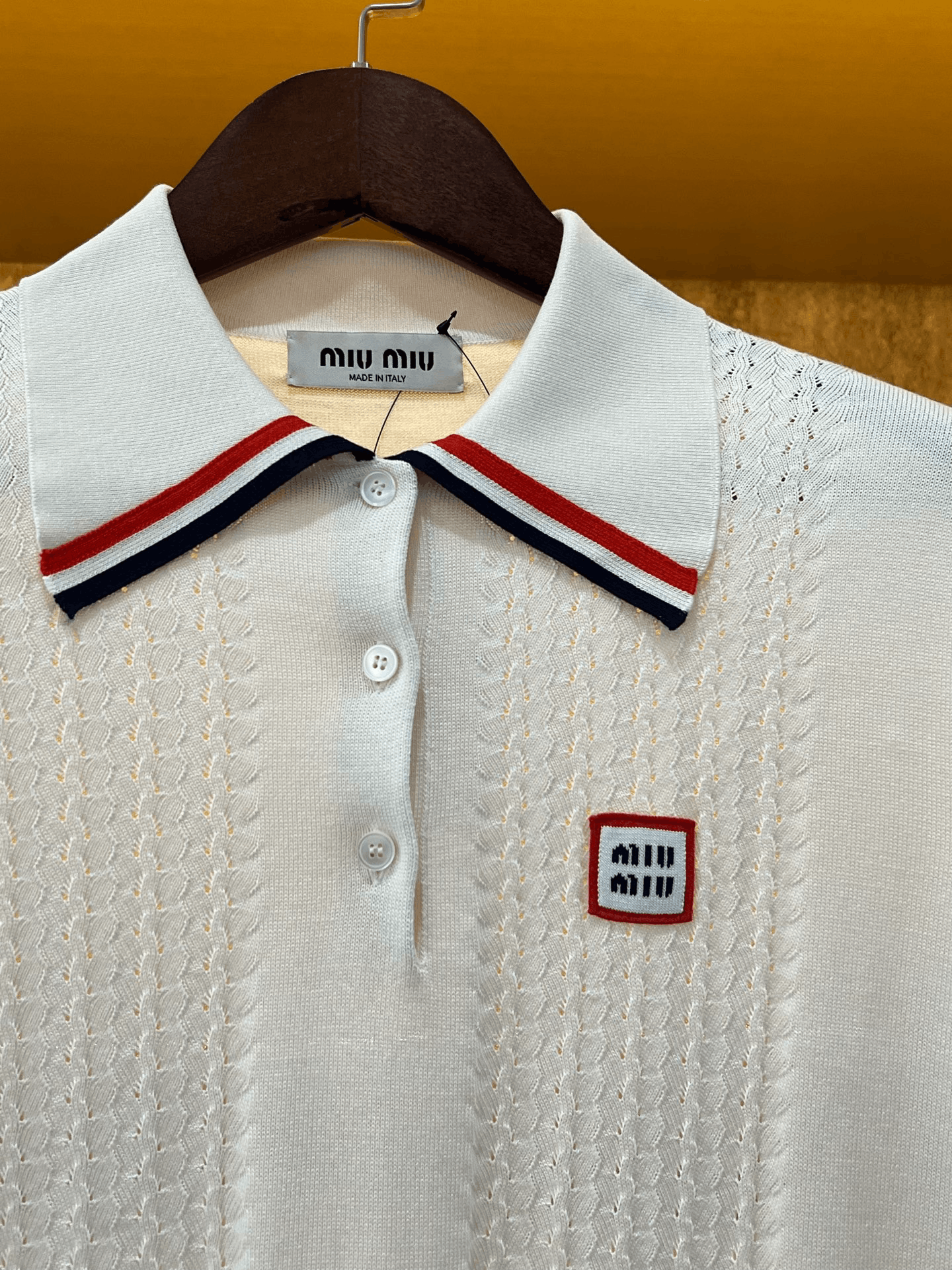 Miu Miu Miumiu Knit Short Sleeve Size S / US 4 / IT 40 - 3 Thumbnail