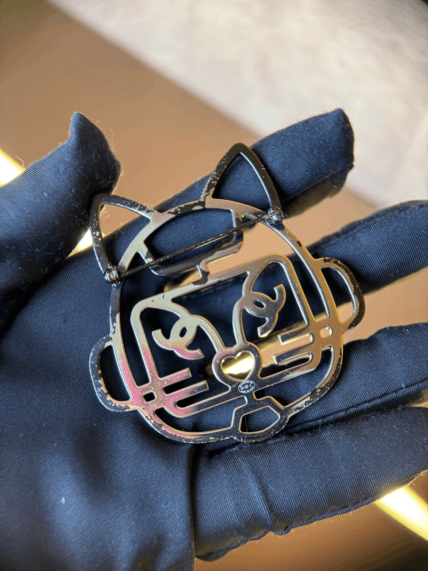 Chanel Chanel Kitten Brooch Size ONE SIZE - 3 Thumbnail