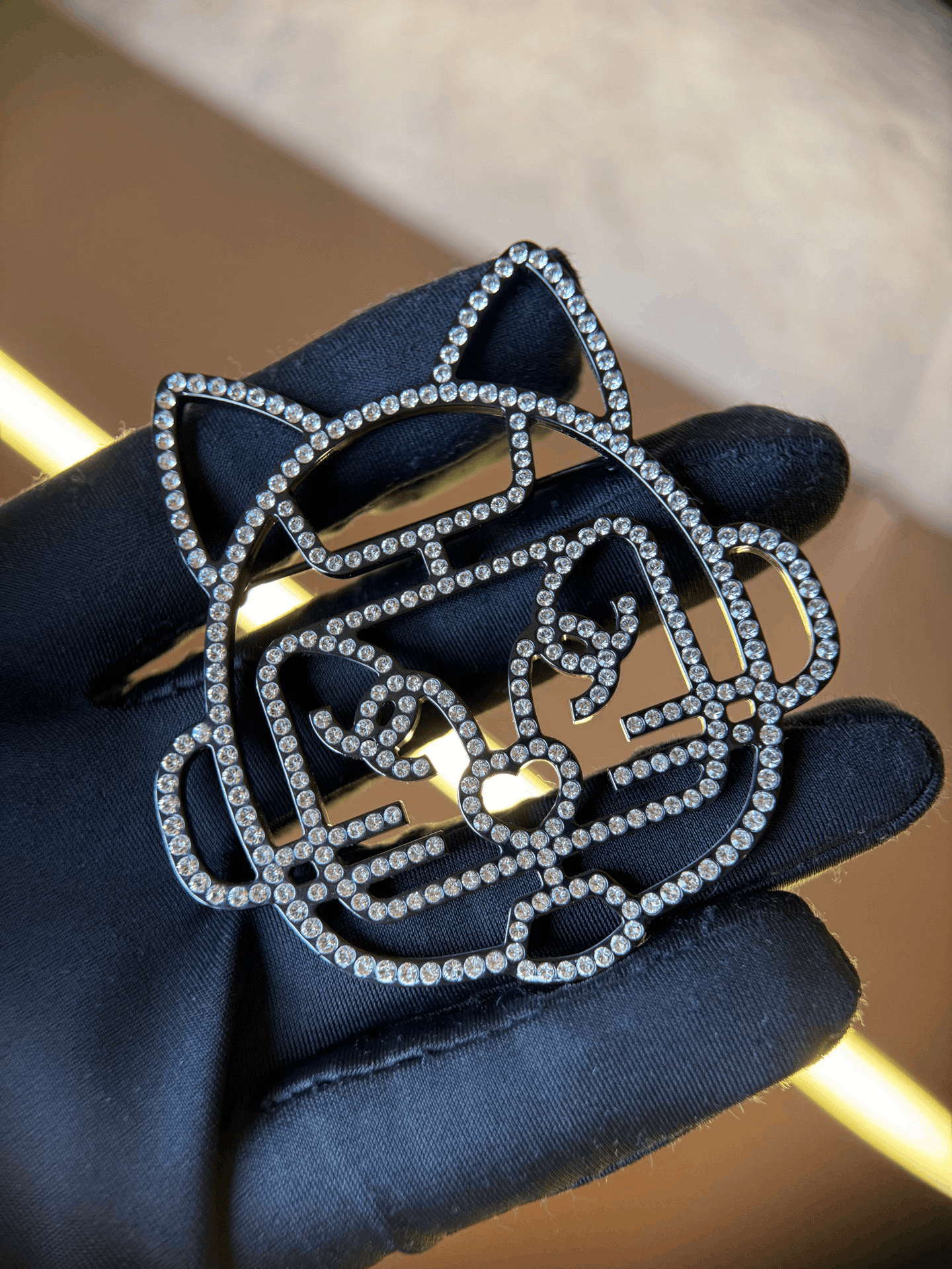 Chanel Chanel Kitten Brooch Size ONE SIZE - 2 Thumbnail