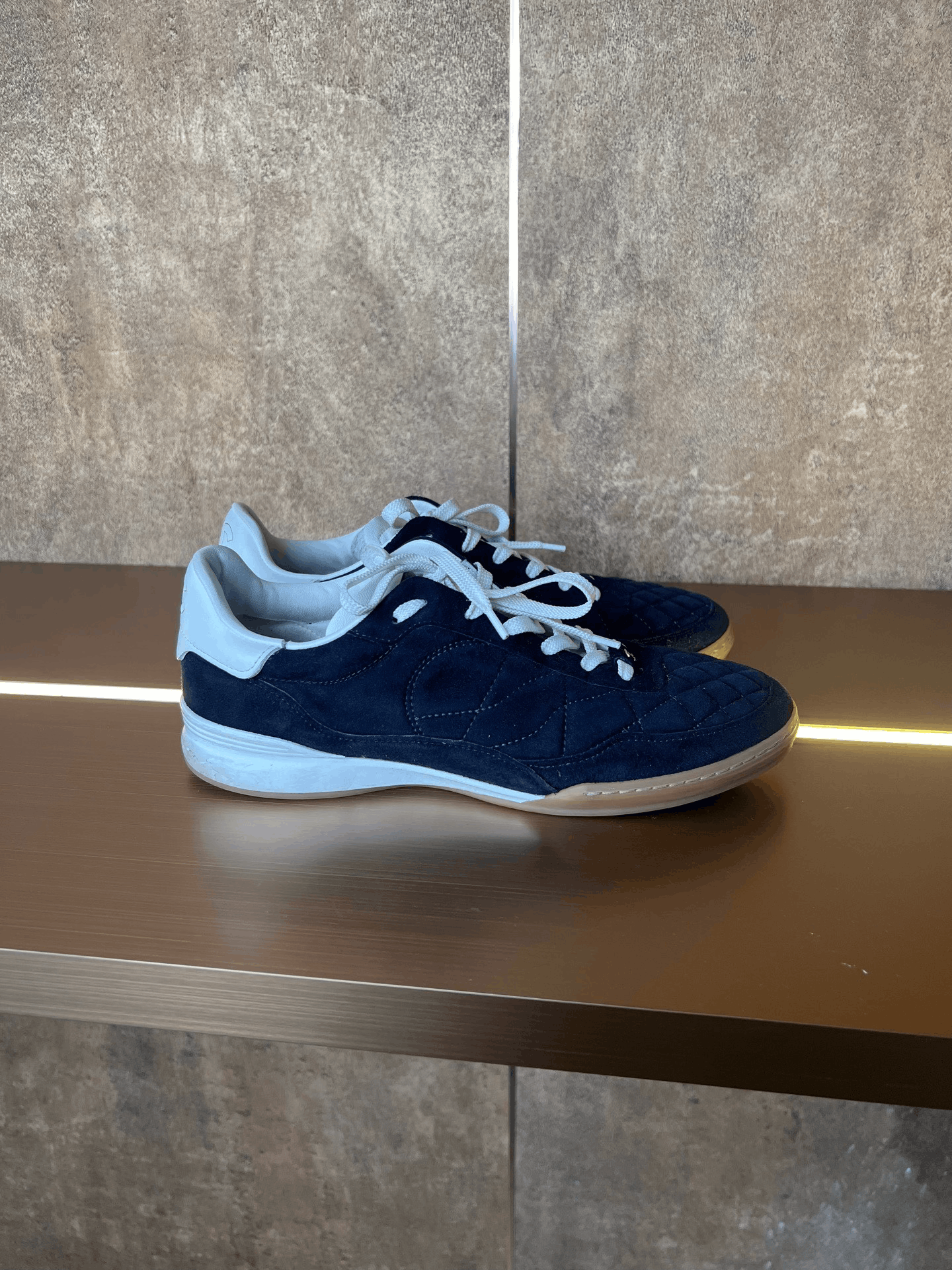 Chanel Chanel Navy German Training Shoes Size US 9 / IT 39 - 4 Thumbnail