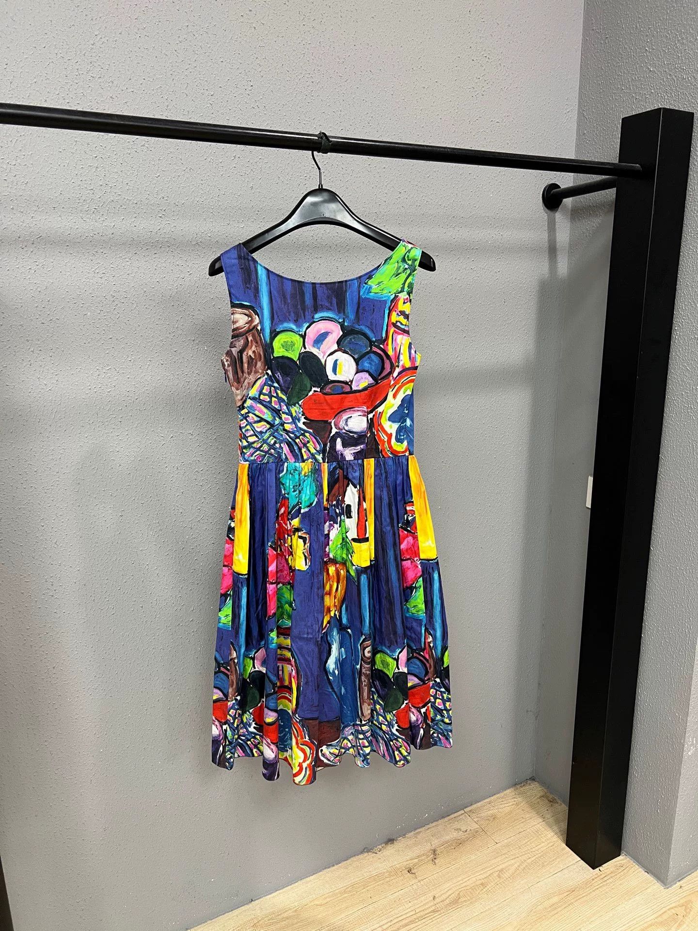 Prada Prada Oil Painting Dress Size S / US 4 / IT 40 - 2 Thumbnail