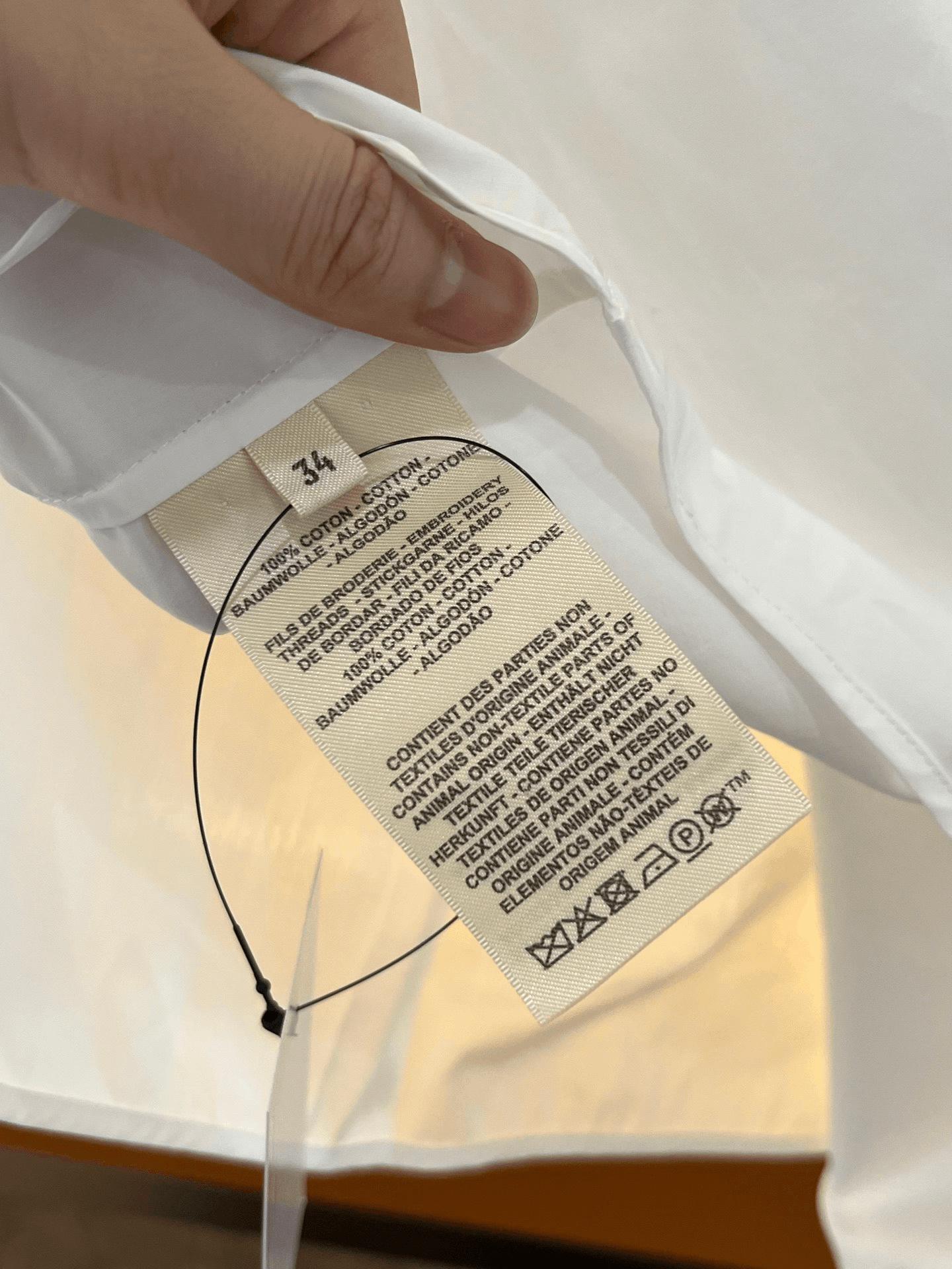 Hermes Hermes Embroidered Shirt Size XXS / US 00 / IT 34 - 4 Thumbnail