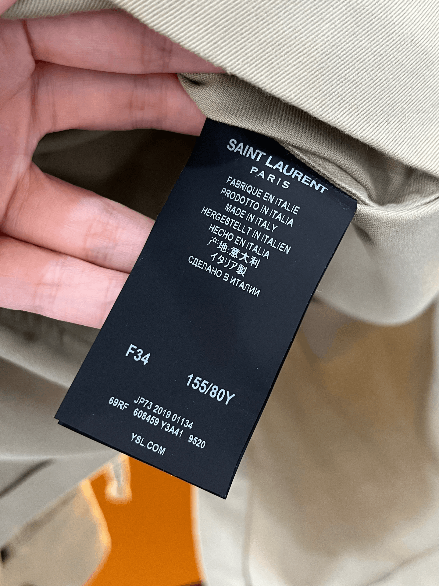 Saint Laurent Paris SLP Beige Tie Strap Dress Size XXS / US 00 / IT 34 - 3 Thumbnail