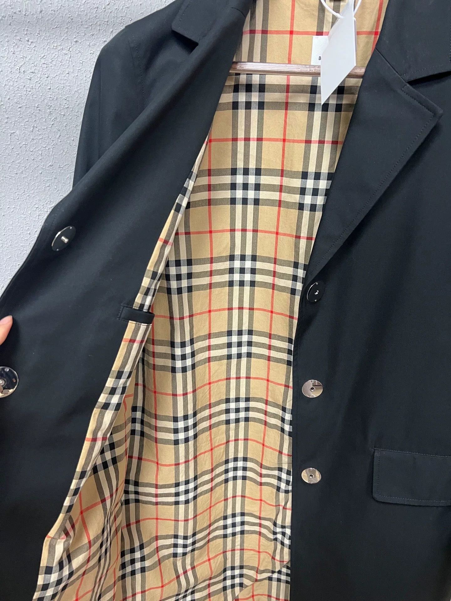 Burberry Burberry Lined All-Over Print Trench Coat Size XXS / US 00 / IT 34 - 3 Thumbnail