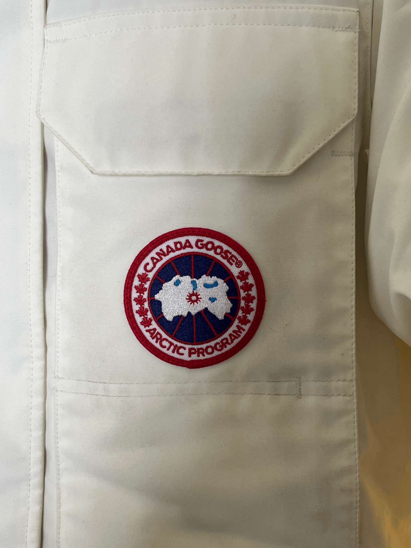 Canada Goose Canada Goose White Expedition Down Jacket Size XS / US 0-2 / IT 36-38 - 3 Thumbnail