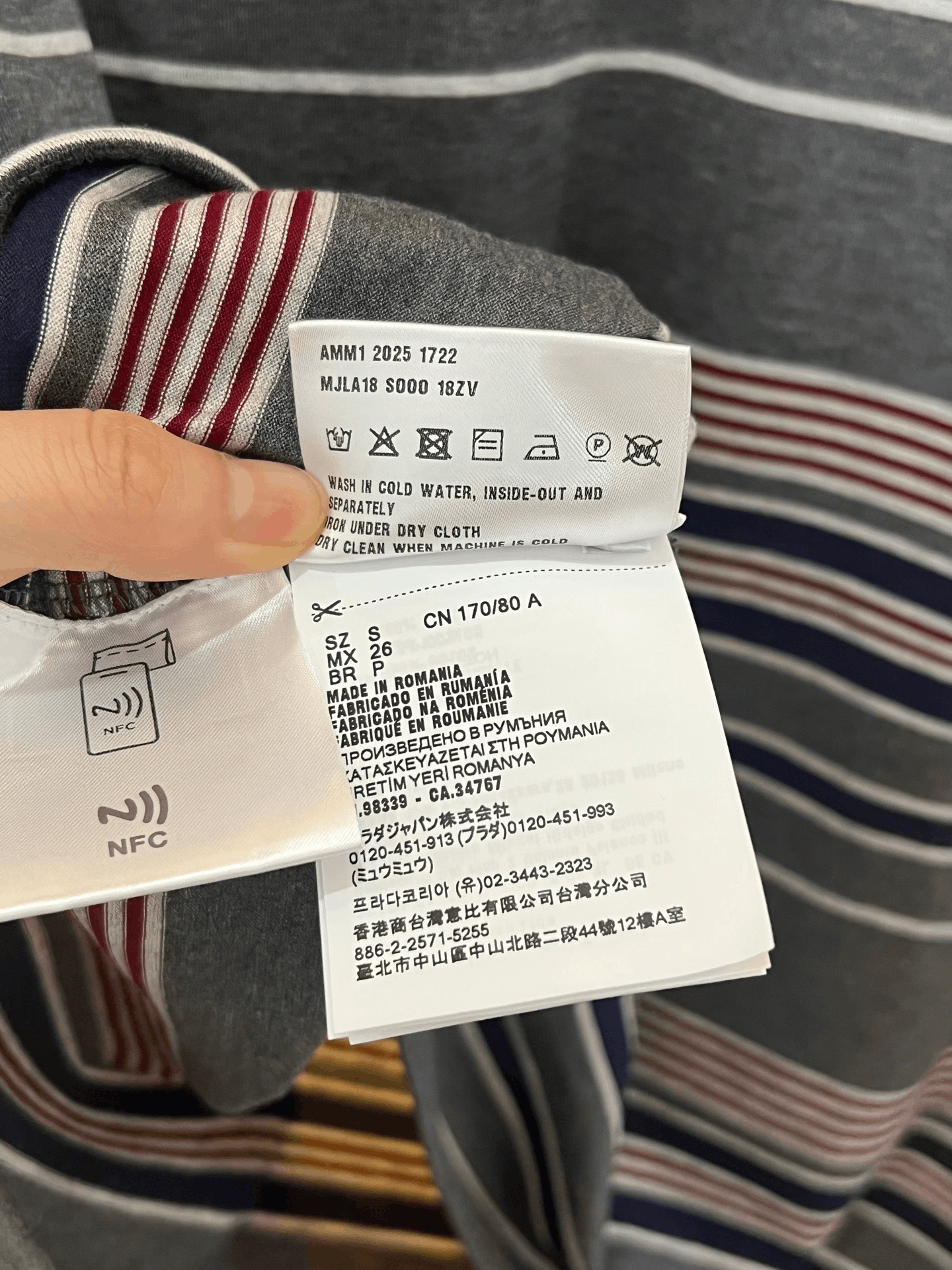 Miu Miu Miumiu Striped Long-Sleeve Top Size S / US 4 / IT 40 - 5 Thumbnail
