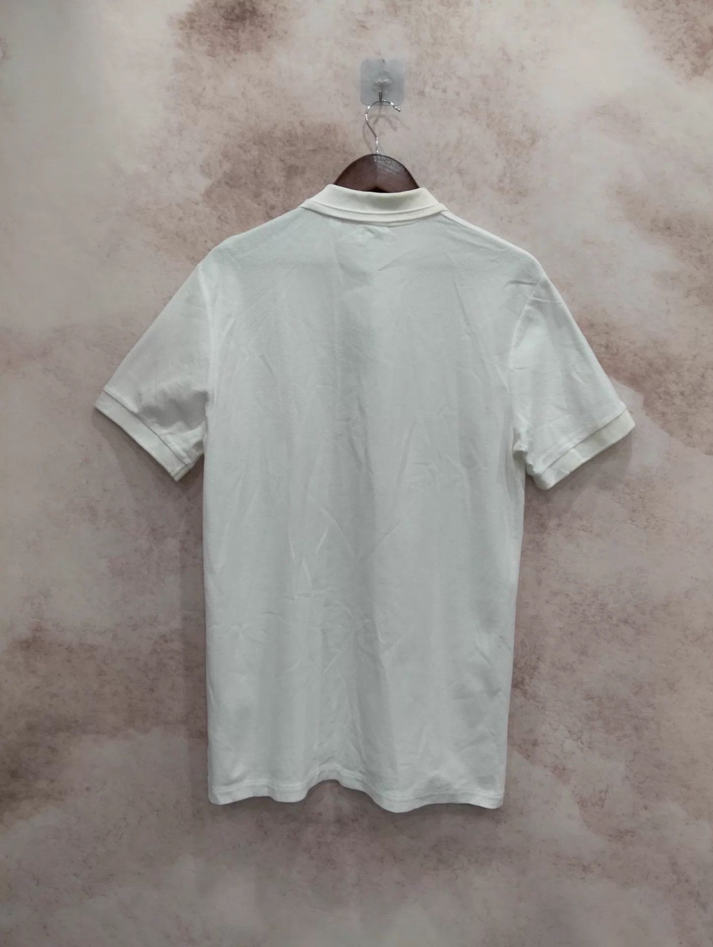 Burberry White Short Sleeve Polo Shirt Size L Size US L / EU 52-54 / 3 - 2 Thumbnail
