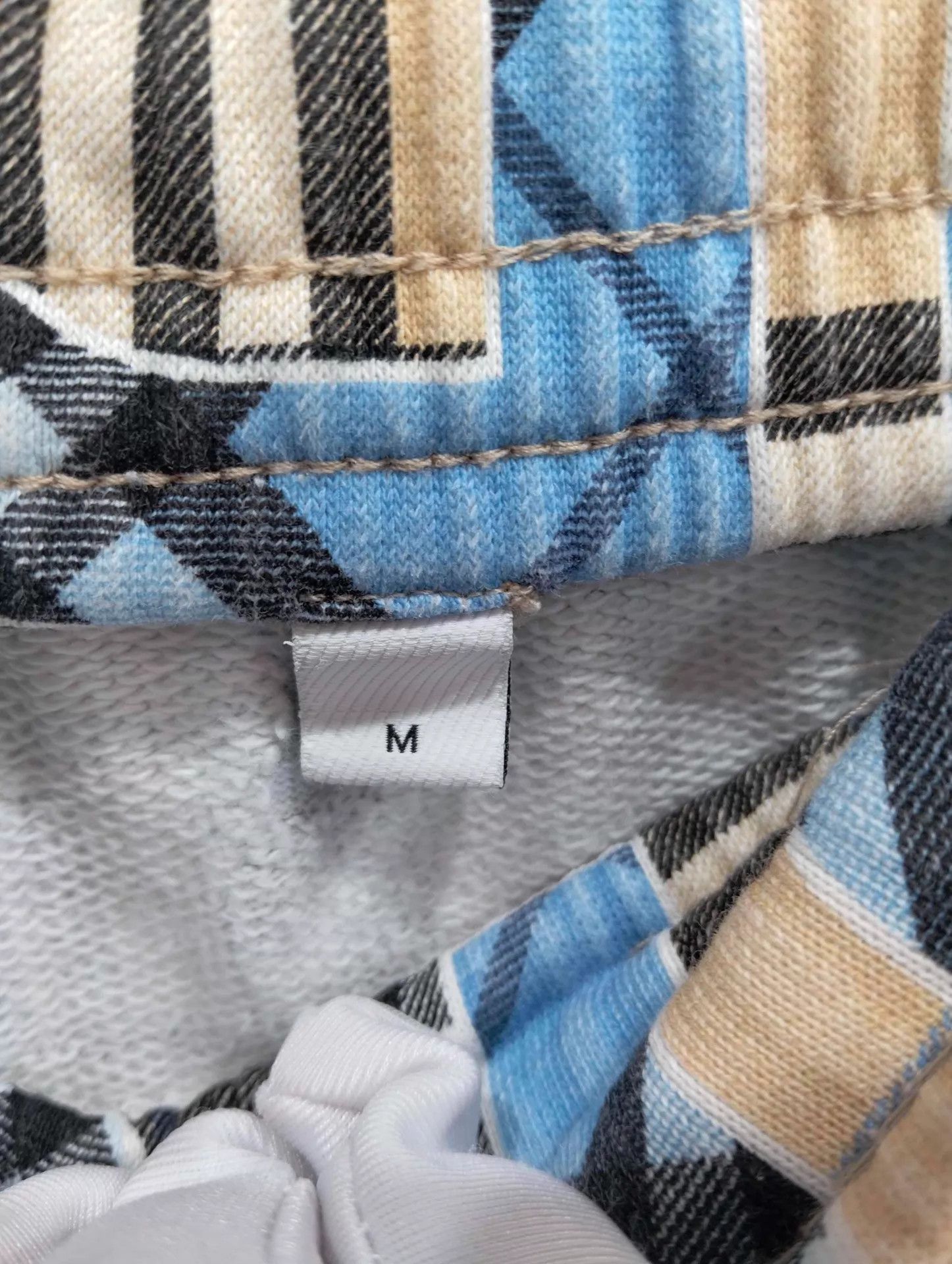 Burberry Multi Colored Printed Drawstring Shorts Size US 32 / EU 48 - 4 Thumbnail