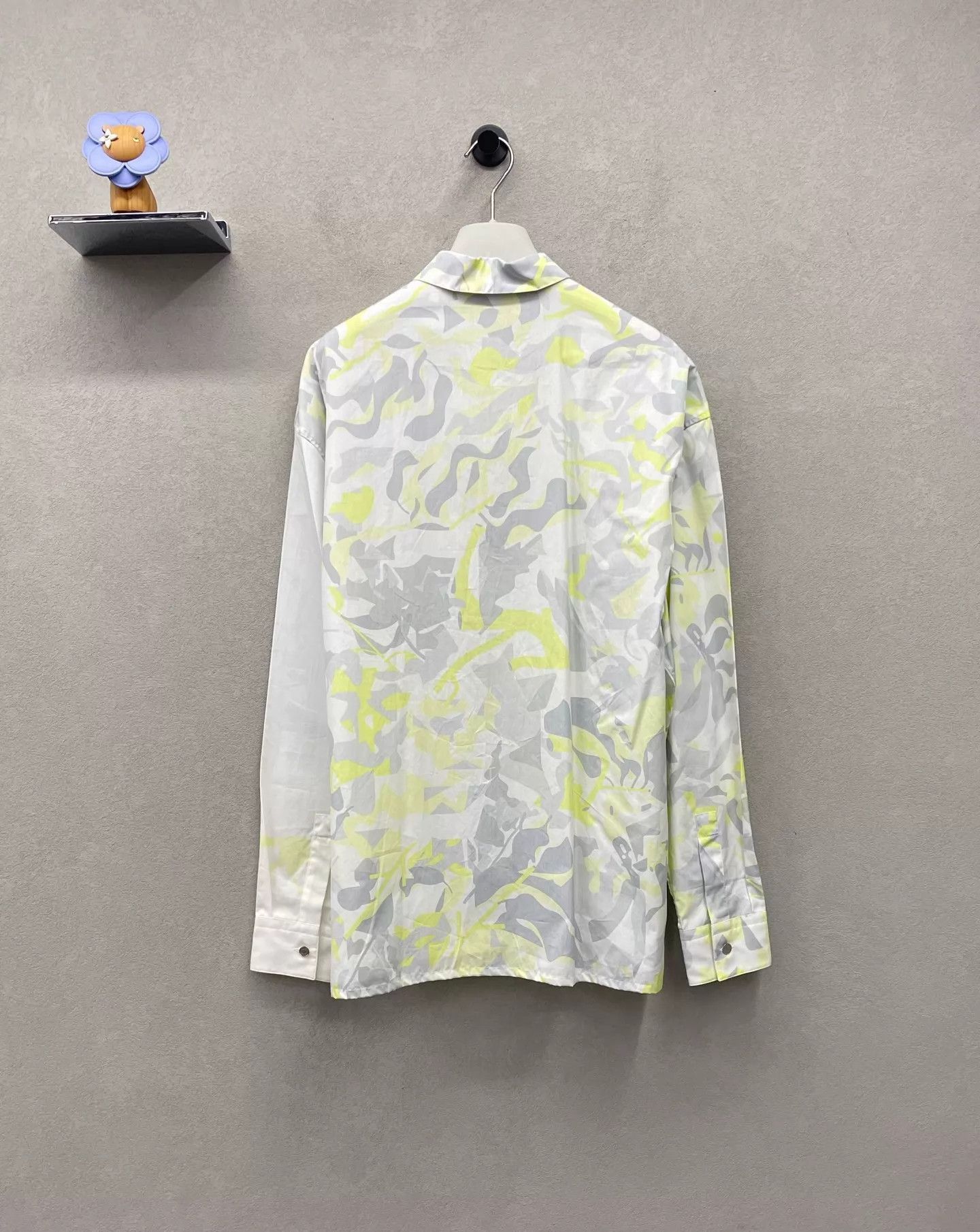 Hermes Multi Pattern Long Sleeve Button Up Shirt Size US M / EU 48-50 / 2 - 2 Thumbnail