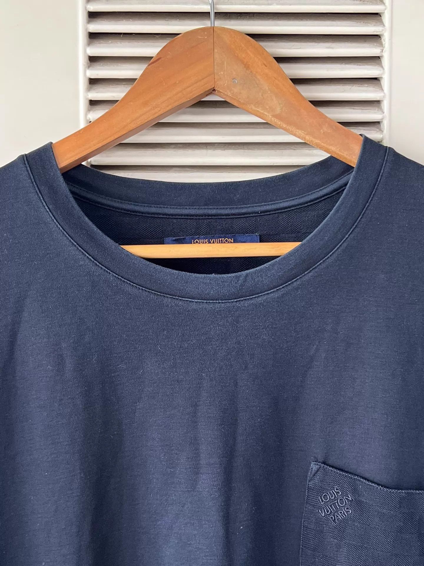Louis Vuitton Blue Short Sleeve Pocket T-Shirt Size US XXL / EU 58 / 5 - 3 Thumbnail