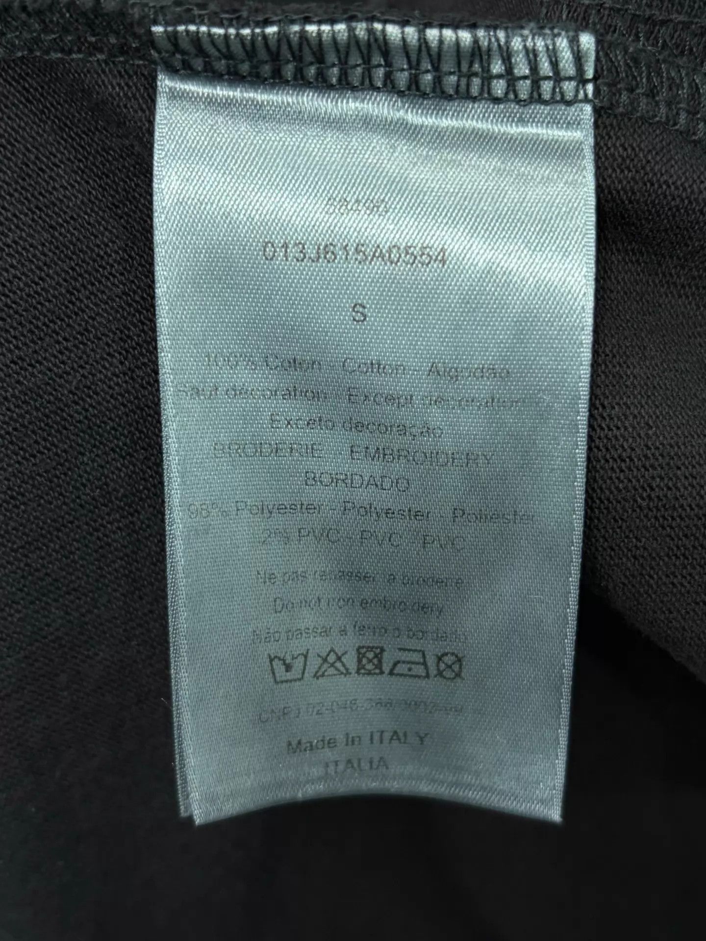 Dior Black Short Sleeve Crew Neck T-Shirt Size US S / EU 44-46 / 1 - 5 Thumbnail