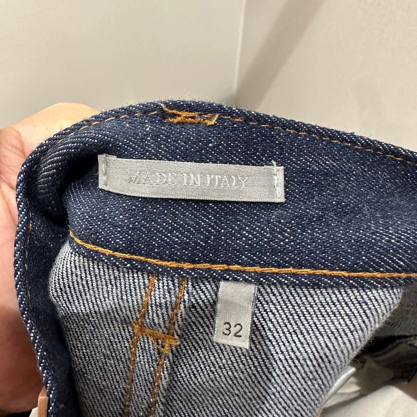 Dior Blue Denim Jeans with Rolled Cuffs Size 32 Size US 32 / EU 48 - 3 Thumbnail