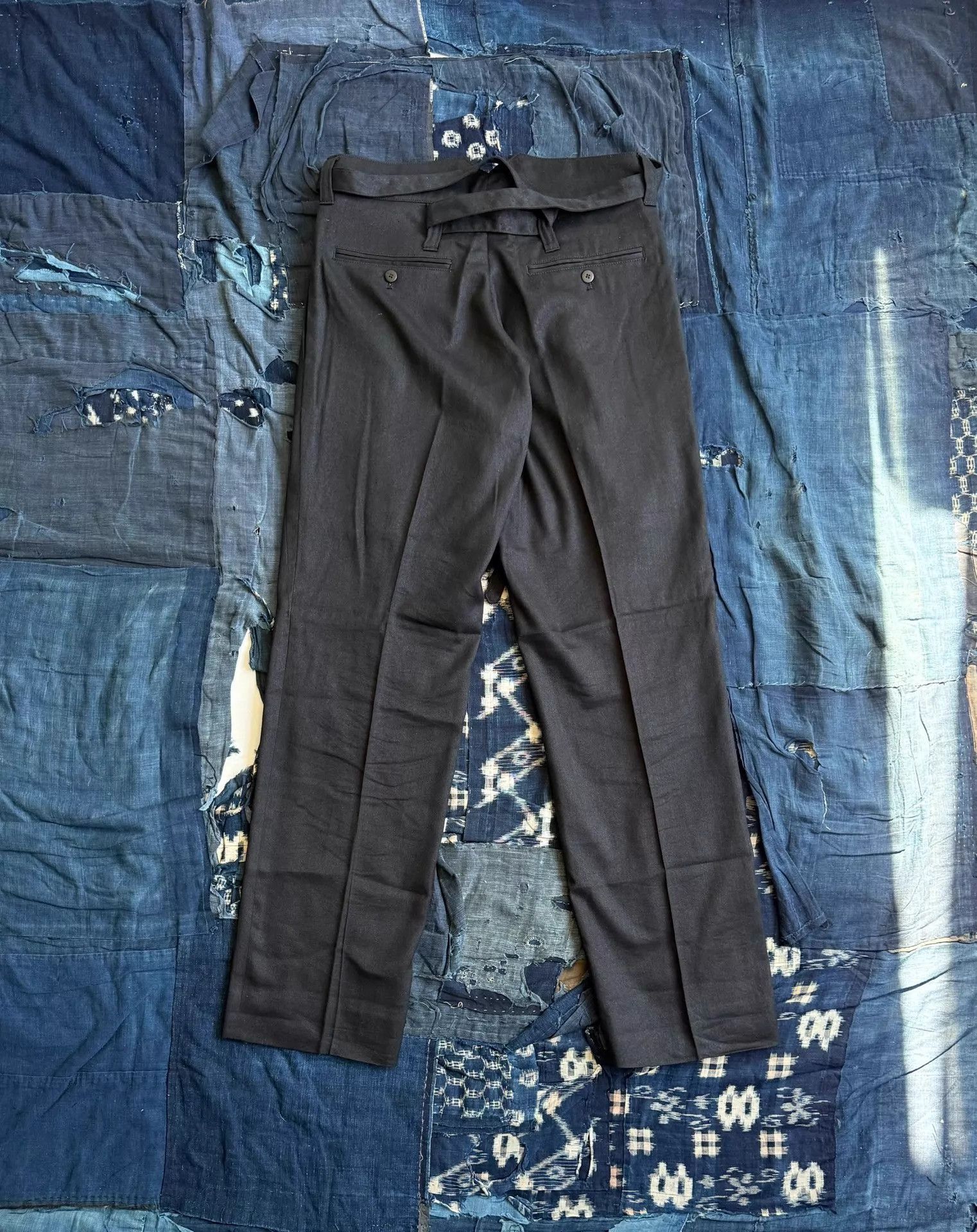 Visvim Black Pleated Casual Pants Size 34 Size US 34 / EU 50 - 2 Thumbnail