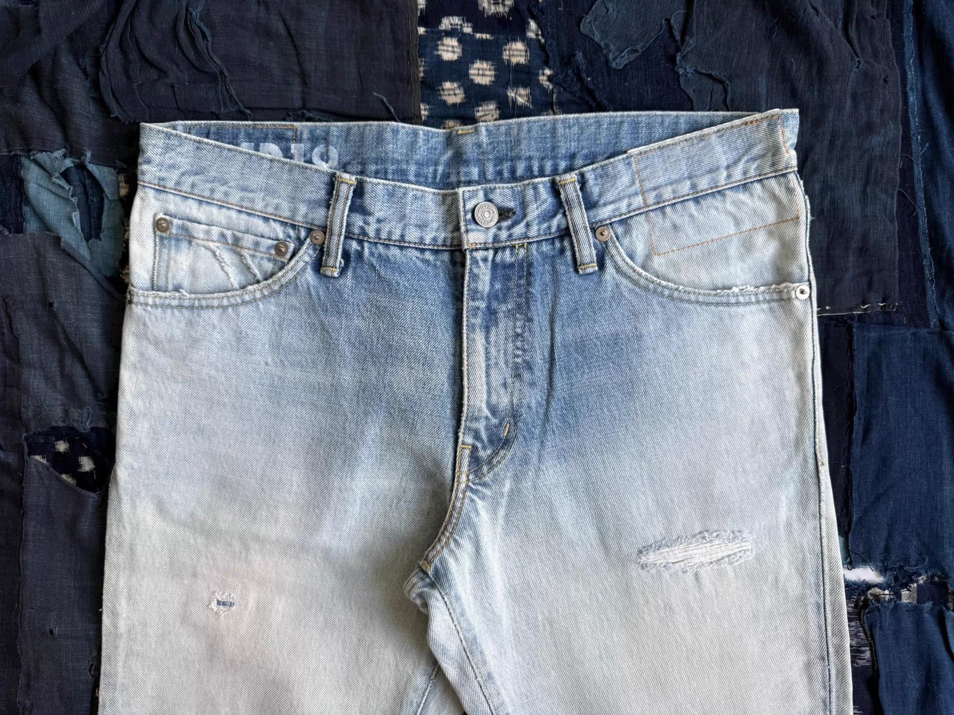 Visvim Distressed Blue Denim Jeans Size 30 Size US 30 / EU 46 - 5 Thumbnail