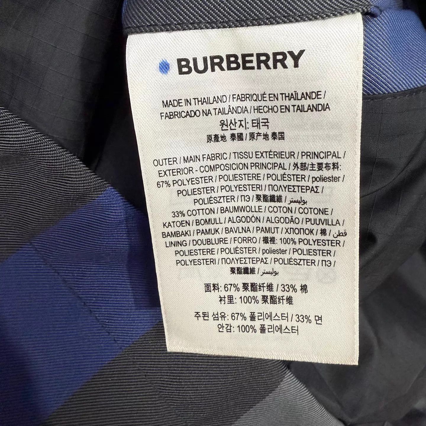 Burberry Multi Plaid Hooded Light Jacket Size M Size US M / EU 48-50 / 2 - 4 Thumbnail