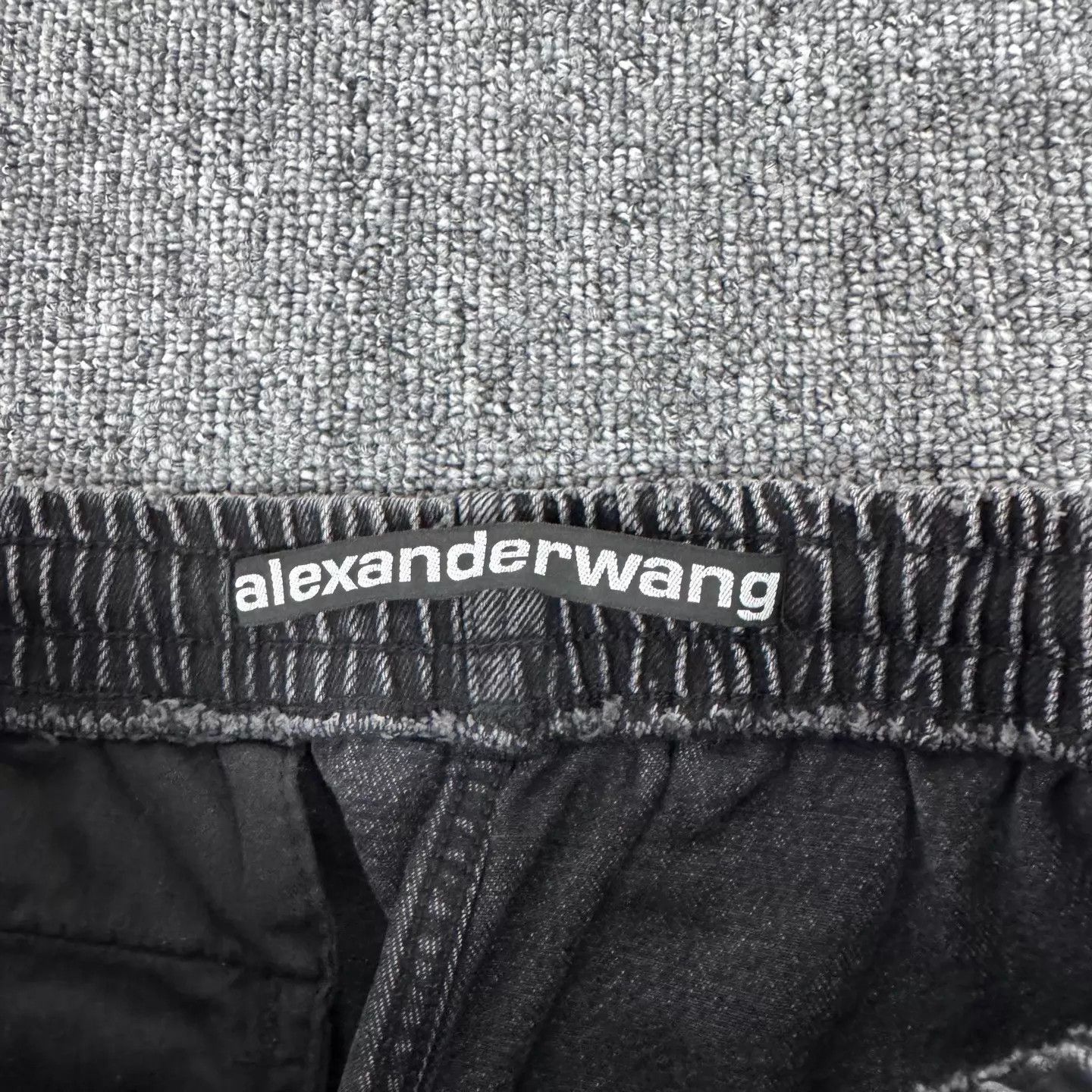 Alexander Wang Black Denim Pants with Side Stripe, Size 30 Size US 30 / EU 46 - 5 Thumbnail