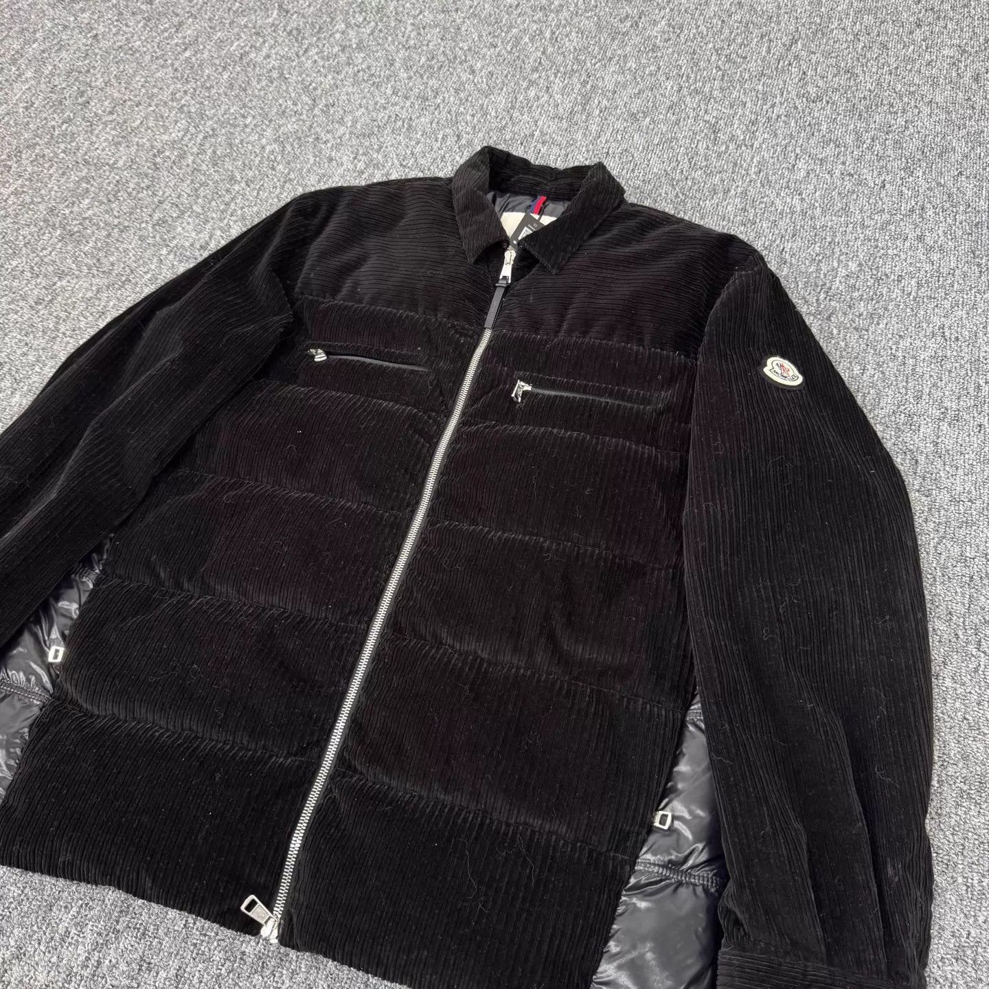 Moncler Black Zip-Front Bomber Jacket Size M Size US M / EU 48-50 / 2 - 3 Thumbnail