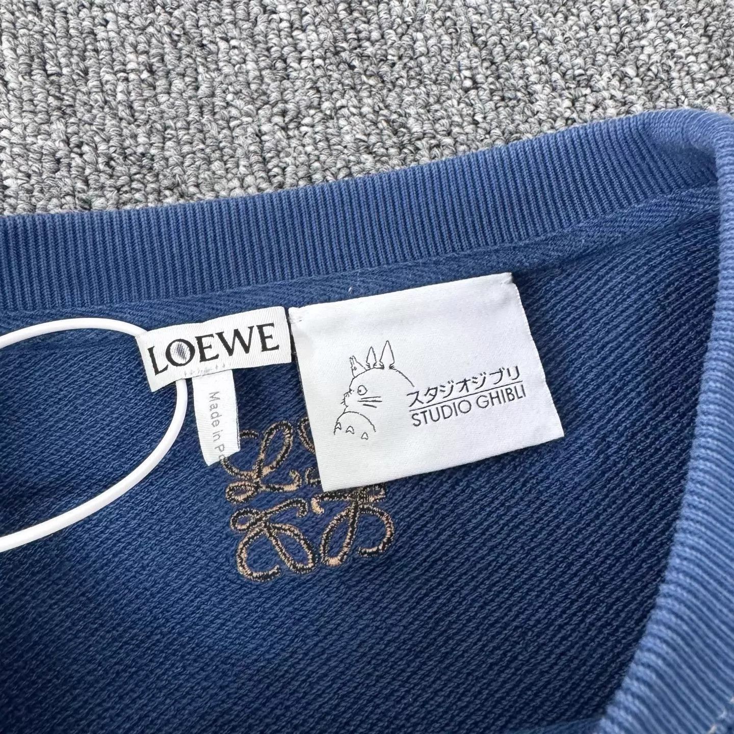 Loewe Blue Long Sleeve Graphic Sweatshirt Size L Size US L / EU 52-54 / 3 - 6 Thumbnail