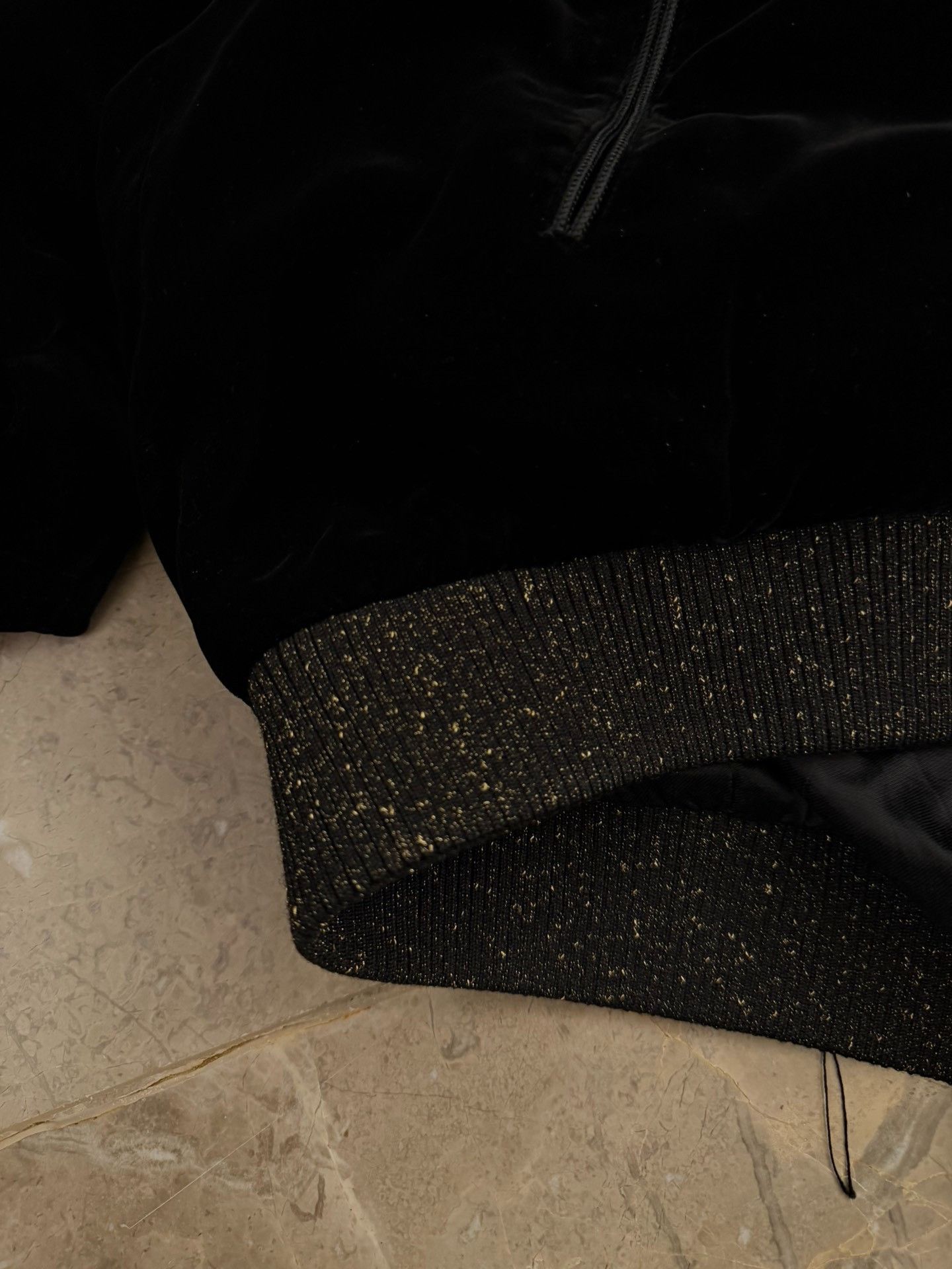 Saint Laurent Paris Saint Laurent Velvet Tassel Zip Jacket Size 48 Size US M / EU 48-50 / 2 - 8 Thumbnail