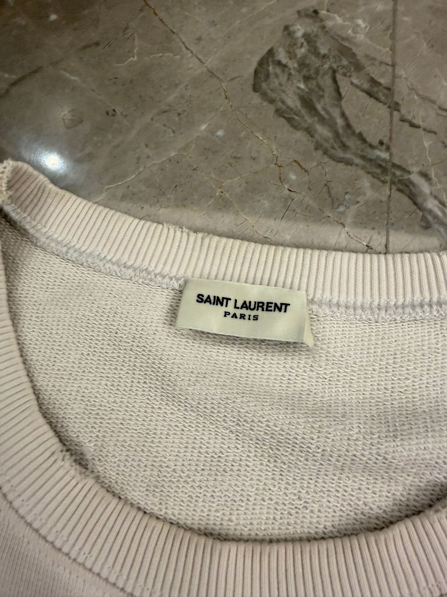Saint Laurent Paris Saint Laurent Robot Graphic Sweatshirt Size L Size US L / EU 52-54 / 3 - 6 Thumbnail