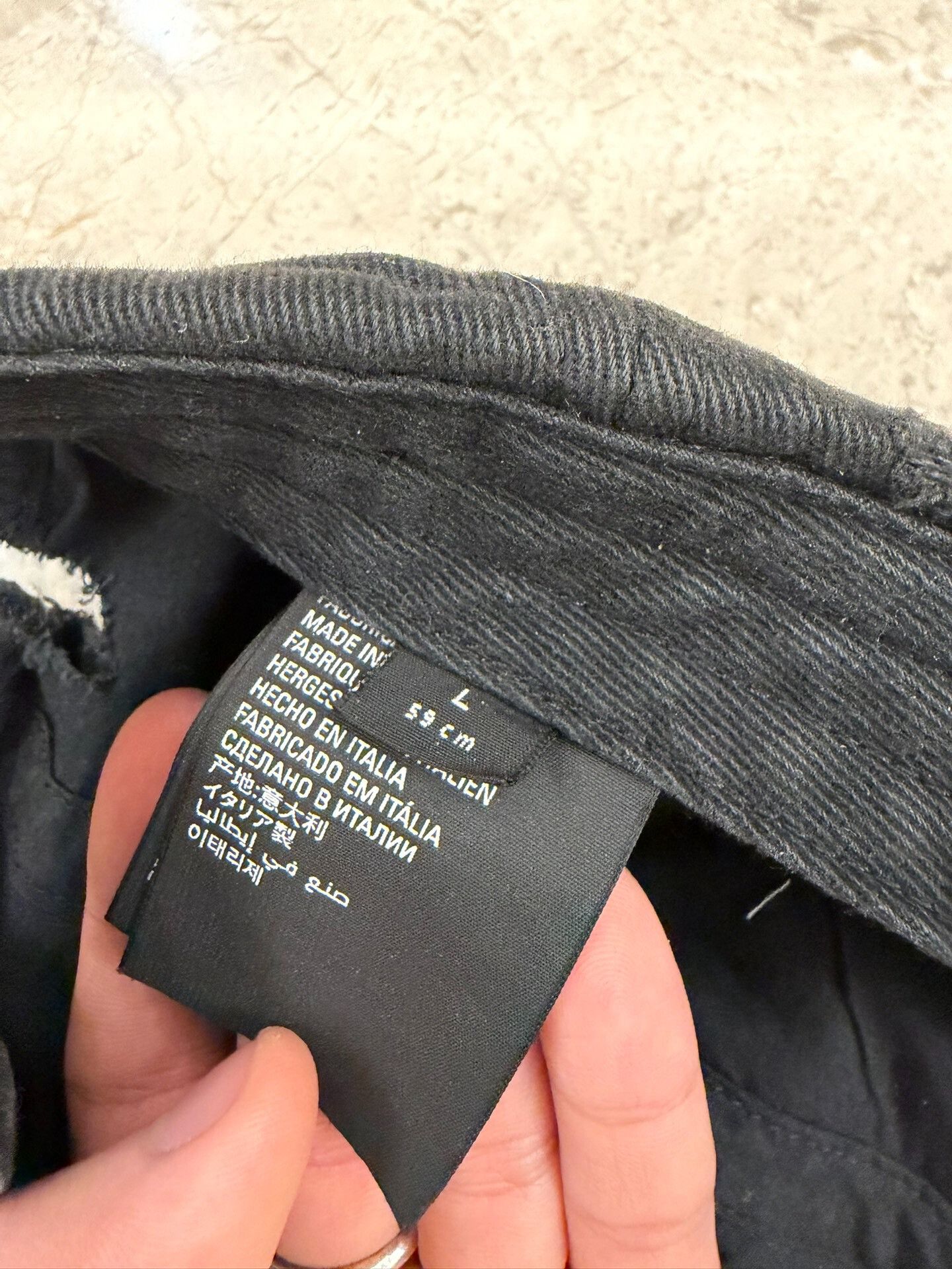 Balenciaga Balenciaga Crest Distressed Cap L Size ONE SIZE - 5 Thumbnail