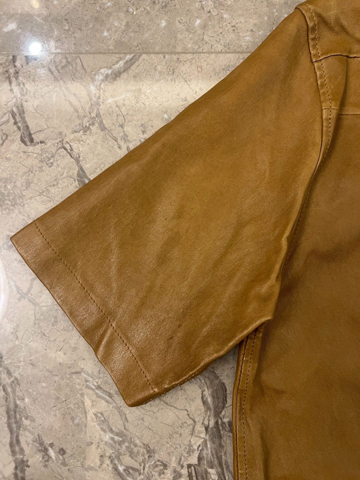 Dior Dior Lambskin Leather Short Sleeve T-Shirt Size S Size US S / EU 44-46 / 1 - 4 Thumbnail