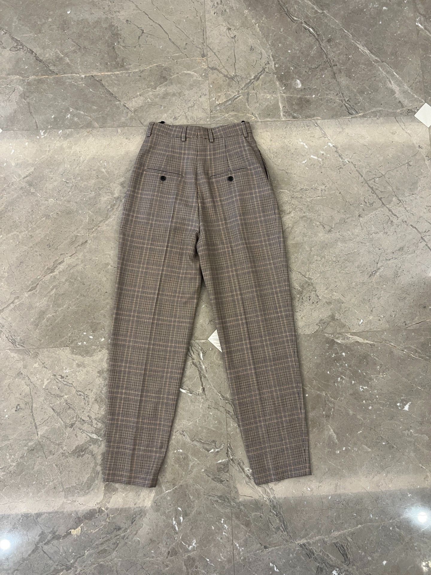 Celine Celine Plaid Wool Pants Size 36 Size 26" / US 2 / IT 38 - 3 Thumbnail