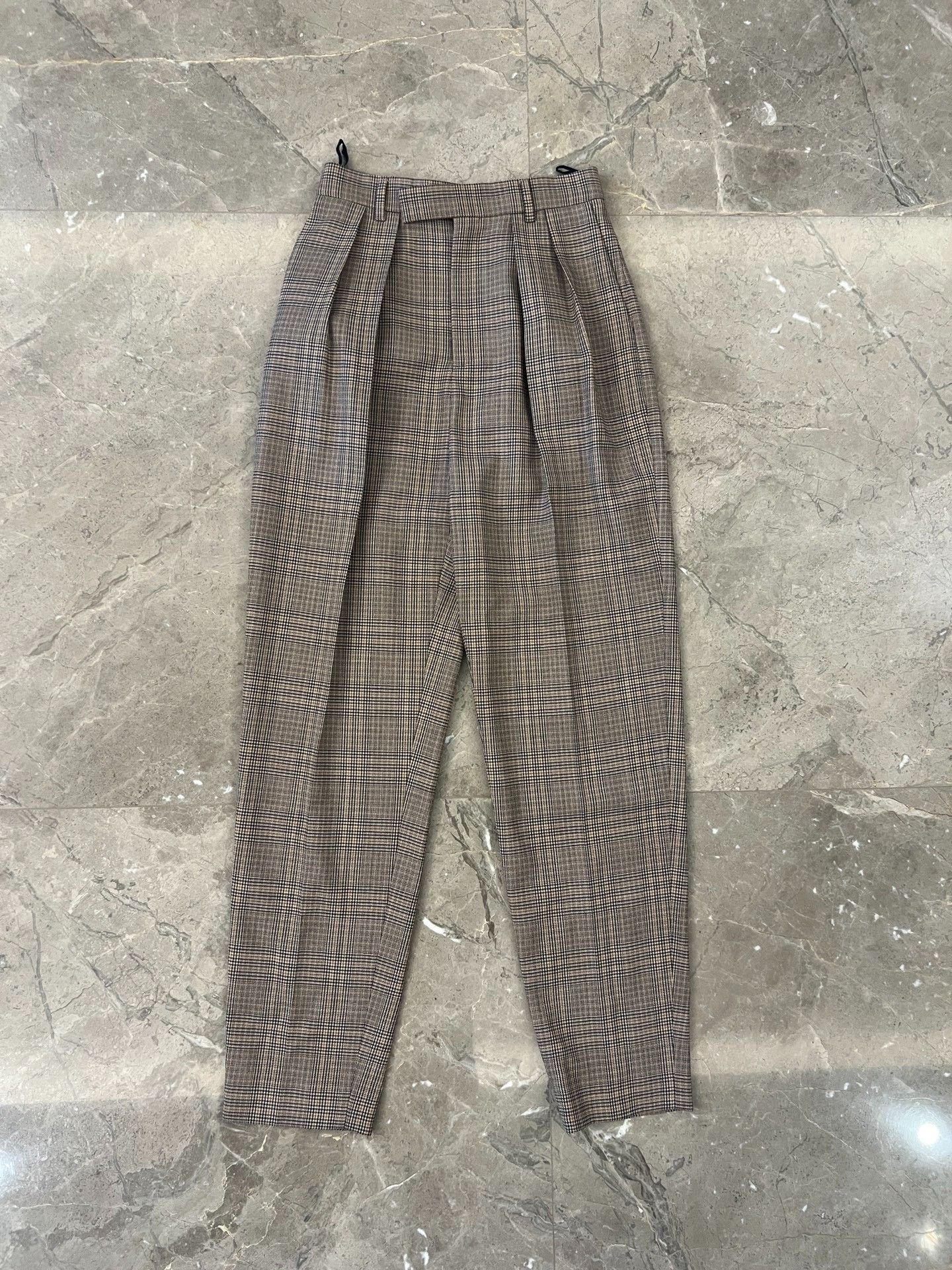 Celine Celine Plaid Wool Pants Size 36 Size 26" / US 2 / IT 38 - 2 Thumbnail
