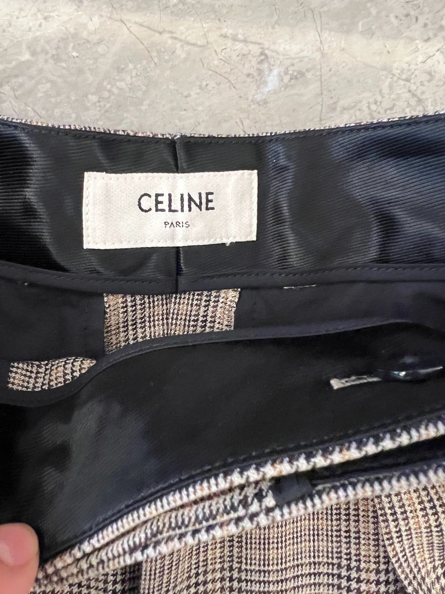 Celine Celine Plaid Wool Pants Size 36 Size 26" / US 2 / IT 38 - 5 Thumbnail