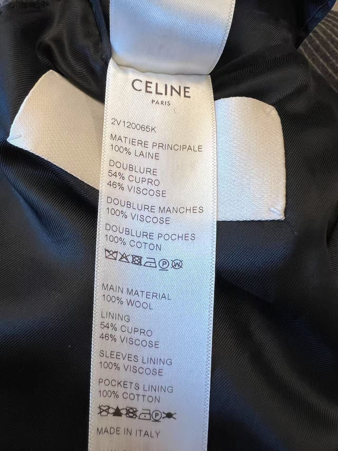 Celine Celine Pinstripe Wool Double Breasted Blazer Size 36 Size XS / US 0-2 / IT 36-38 - 9 Thumbnail