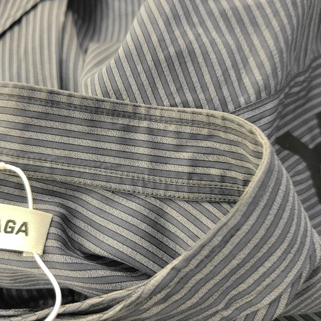 Balenciaga Balenciaga Striped Bow Neck Button Up Size 32 Size XXS / US 00 / IT 34 - 5 Thumbnail