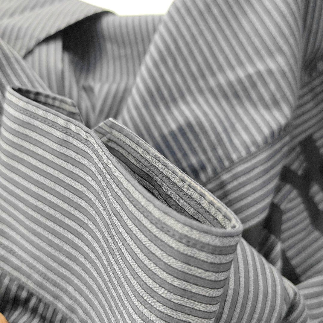 Balenciaga Balenciaga Striped Bow Neck Button Up Size 32 Size XXS / US 00 / IT 34 - 7 Thumbnail