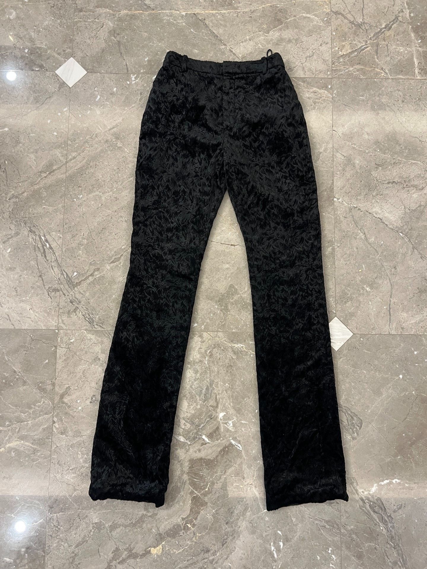 Saint Laurent Paris Saint Laurent Jacquard Velvet Pants F34 Size 25" / US 0 / IT 36 - 2 Thumbnail