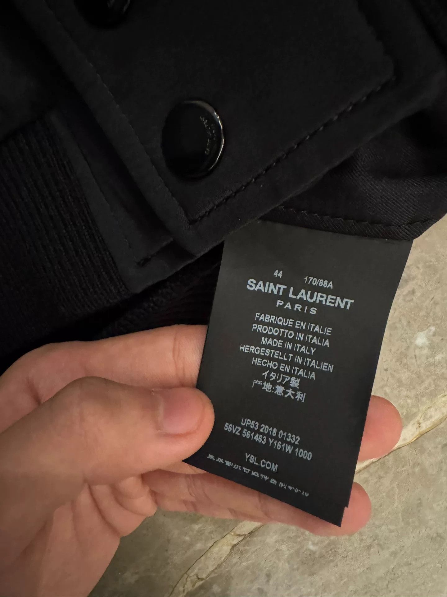 Saint Laurent Paris Saint Laurent 1983 Embroidered Bomber Jacket Size S Size US S / EU 44-46 / 1 - 7 Thumbnail
