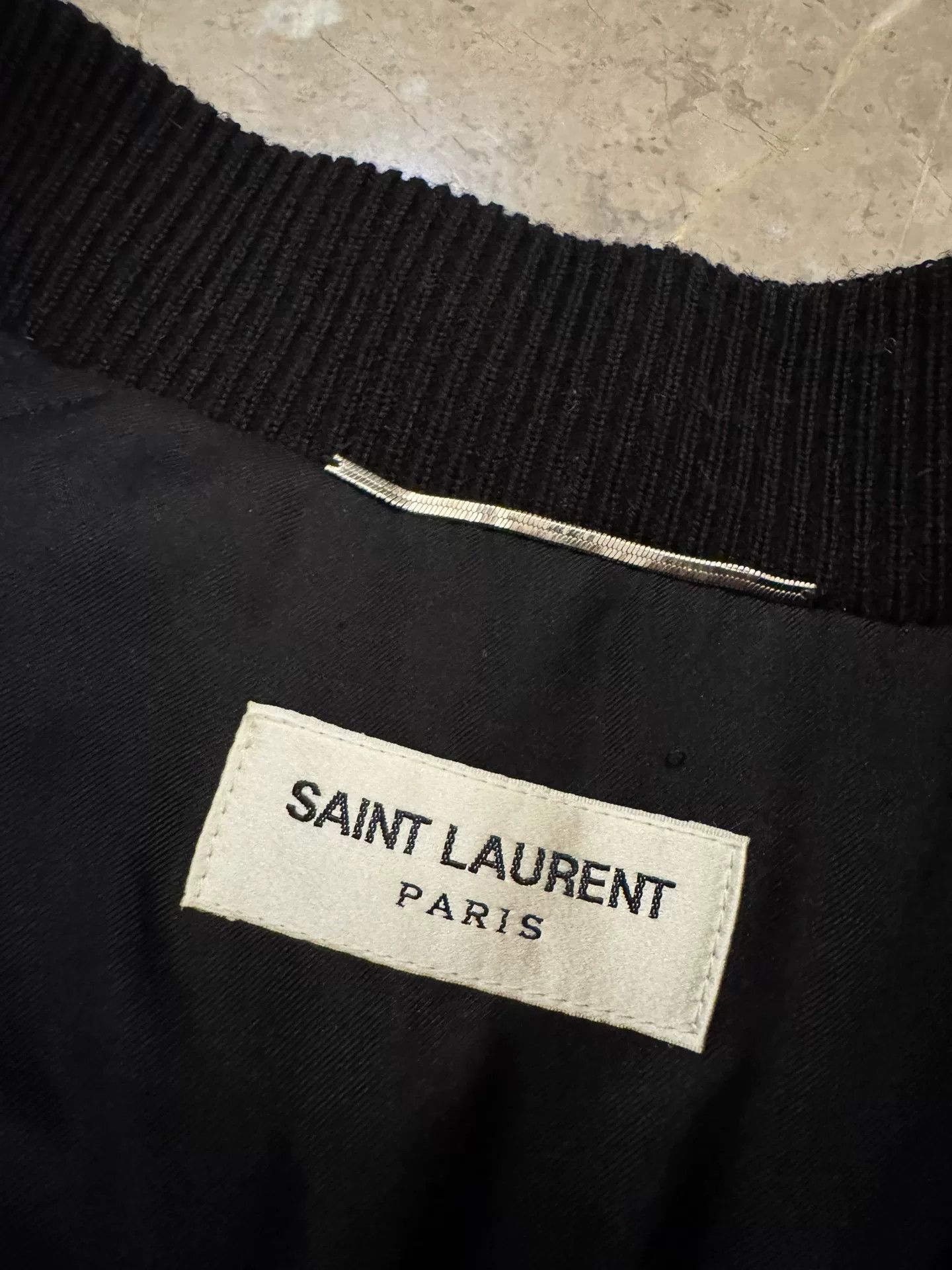 Saint Laurent Paris Saint Laurent 1983 Embroidered Bomber Jacket Size S Size US S / EU 44-46 / 1 - 9 Thumbnail