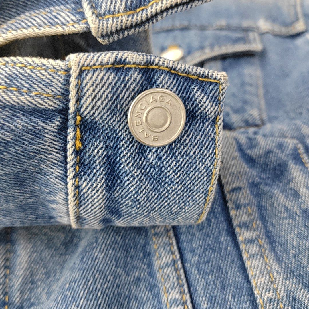 Balenciaga Balenciaga Blue Denim Jacket Size 36 Size XS / US 0-2 / IT 36-38 - 11 Thumbnail