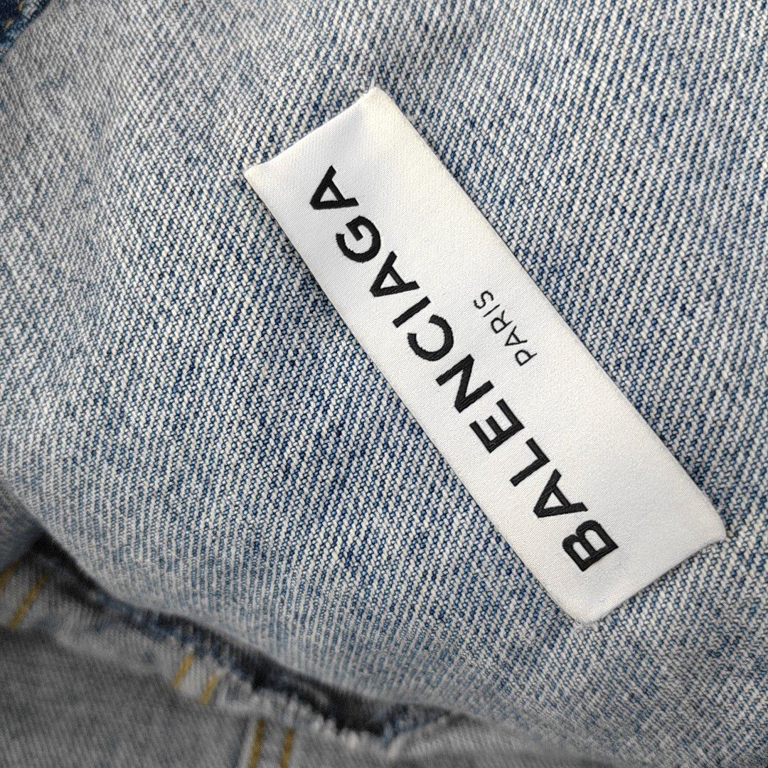 Balenciaga Balenciaga Blue Denim Jacket Size 36 Size XS / US 0-2 / IT 36-38 - 8 Thumbnail