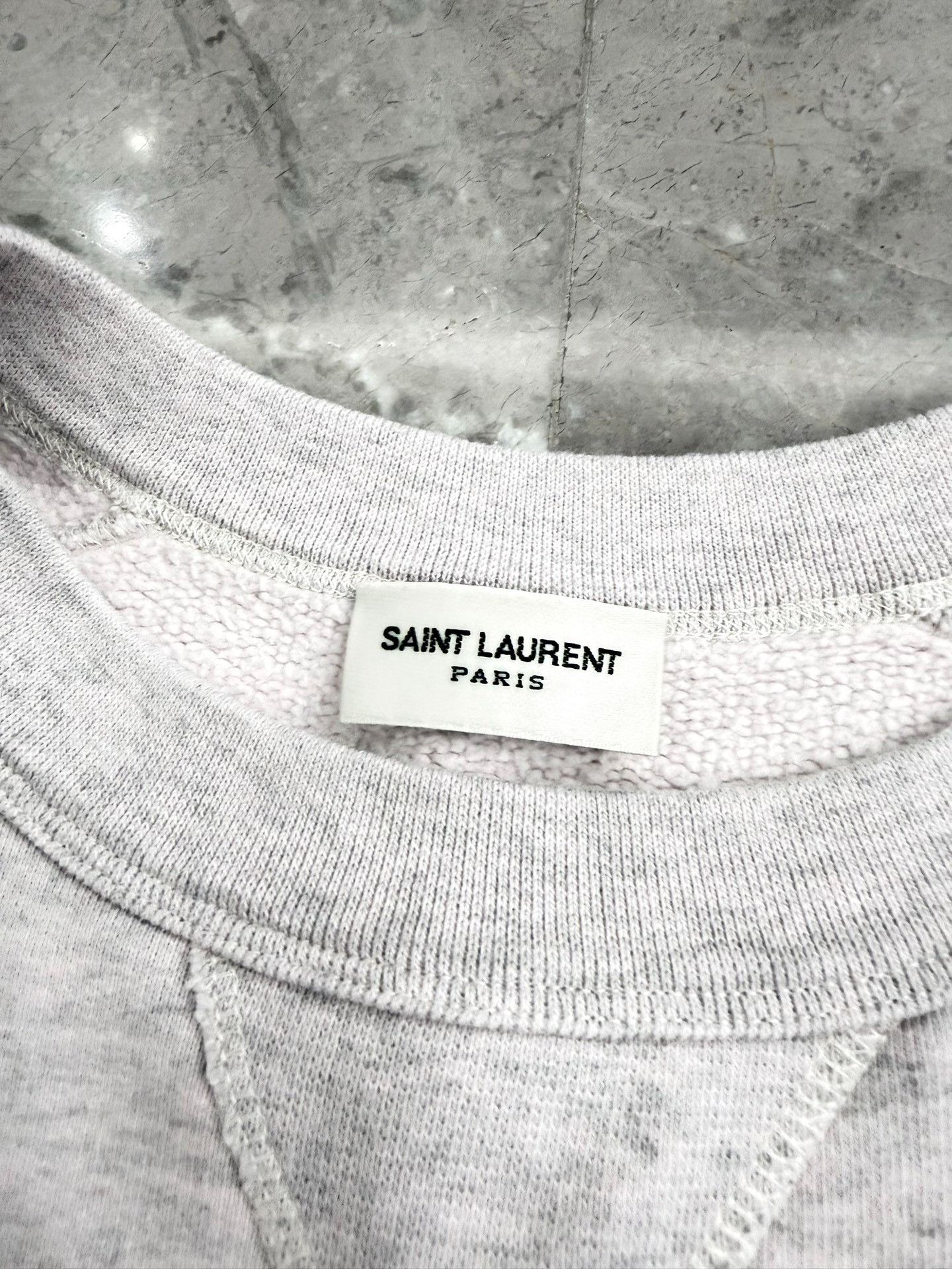 Saint Laurent Paris Saint Laurent Universite Logo Sweatshirt Size M Size US M / EU 48-50 / 2 - 4 Thumbnail
