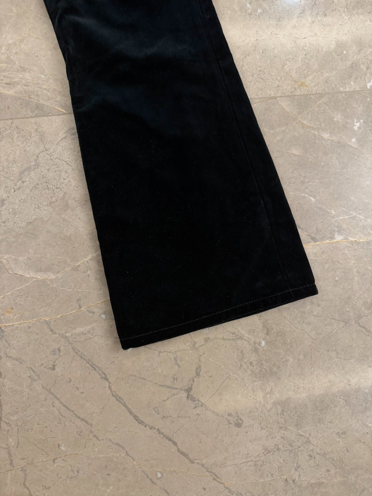 Celine Celine Velvet Dylan Bootcut Pants Size 26 Size US 26 / EU 42 - 4 Thumbnail
