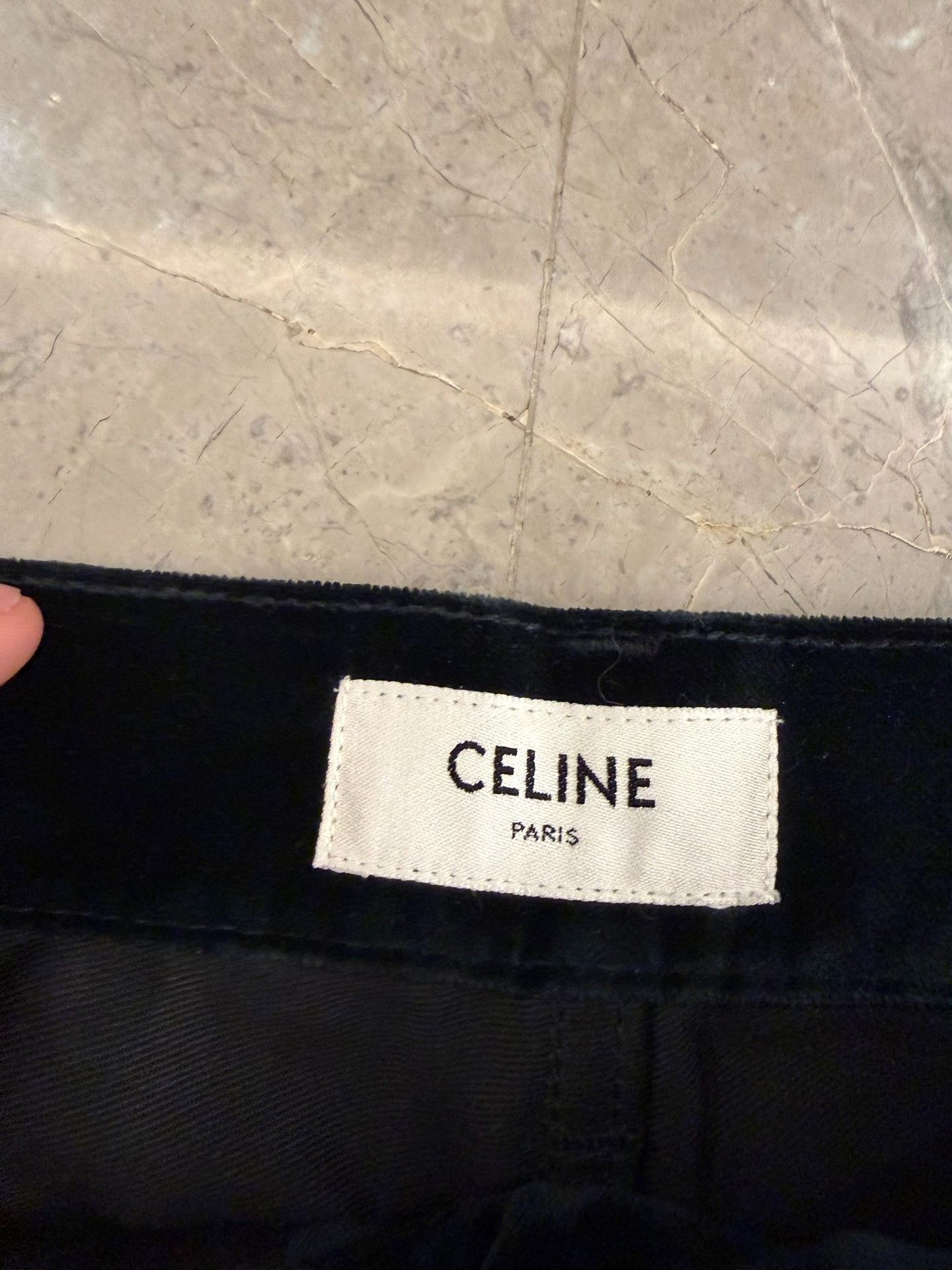 Celine Celine Velvet Dylan Bootcut Pants Size 26 Size US 26 / EU 42 - 6 Thumbnail