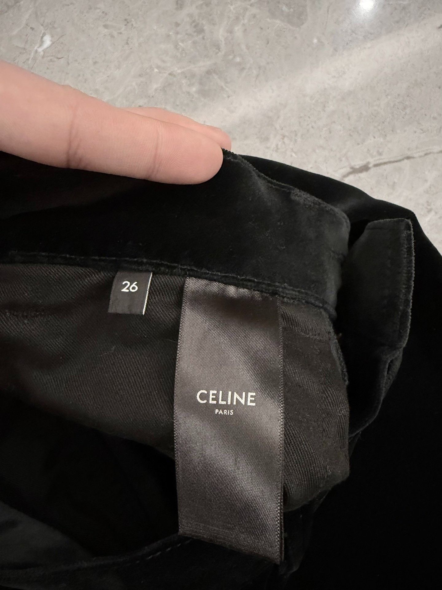 Celine Celine Velvet Dylan Bootcut Pants Size 26 Size US 26 / EU 42 - 7 Thumbnail