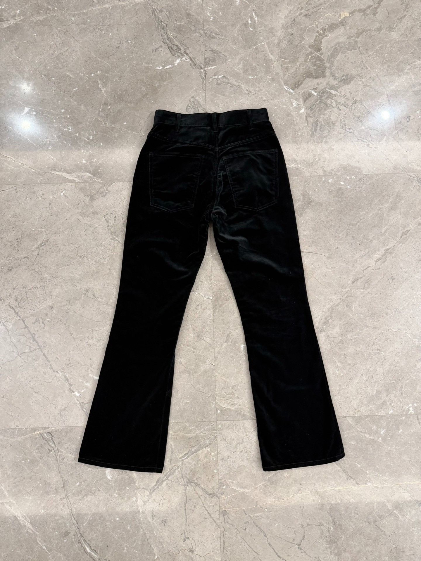 Celine Celine Velvet Dylan Bootcut Pants Size 26 Size US 26 / EU 42 - 3 Thumbnail