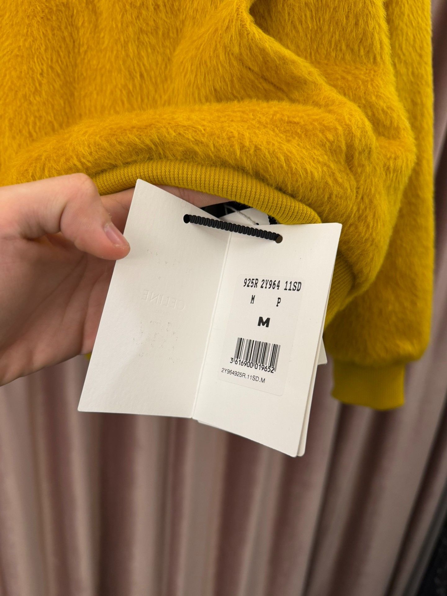 Celine Celine Fuzzy Logo Hoodie Size M Size US M / EU 48-50 / 2 - 6 Thumbnail
