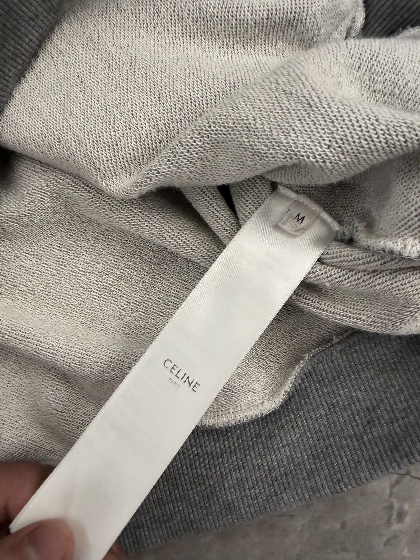 Celine Celine Gothic Logo Hoodie Size M Size US M / EU 48-50 / 2 - 6 Thumbnail