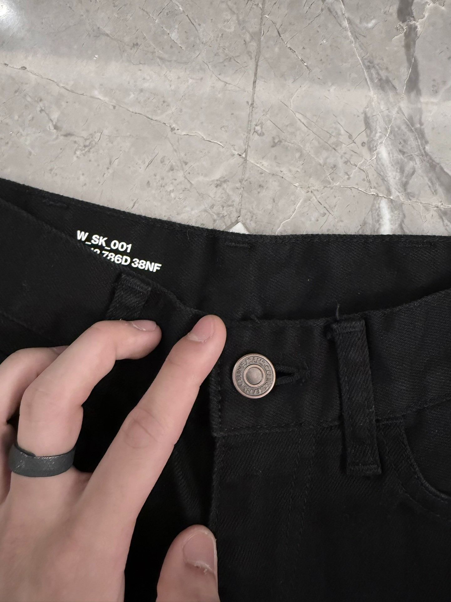 Celine Celine W_SK_001 Black Denim Jeans Size 25 Size 25" / US 0 / IT 36 - 6 Thumbnail