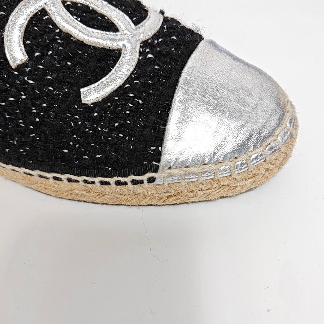 Chanel Chanel Tweed CC Logo Espadrilles Size 40 Size US 10 / IT 40 - 7 Thumbnail
