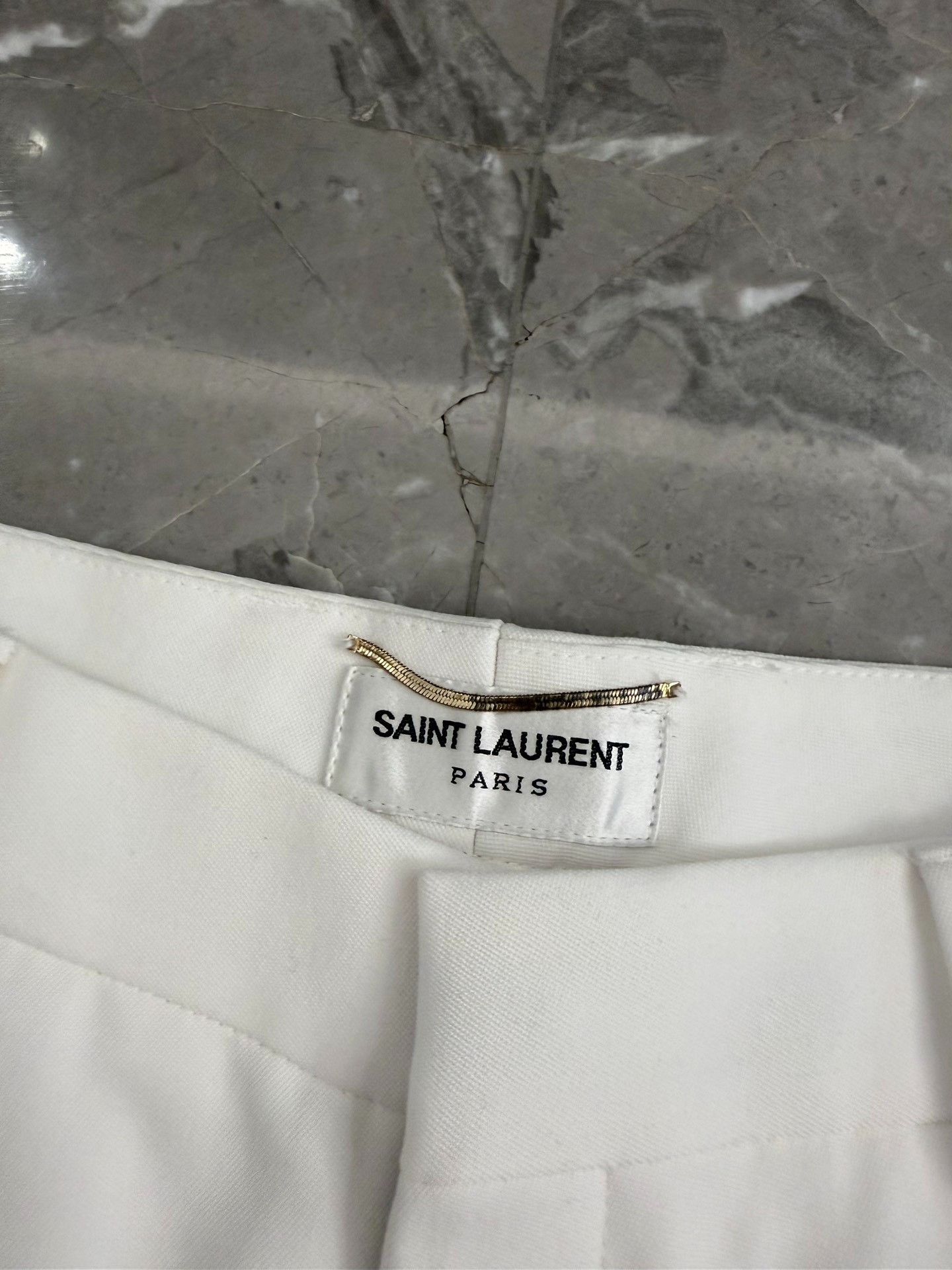 Saint Laurent Paris Saint Laurent Le Smoking Tuxedo Trousers Size FR 36 Size 26" / US 2 / IT 38 - 8 Thumbnail