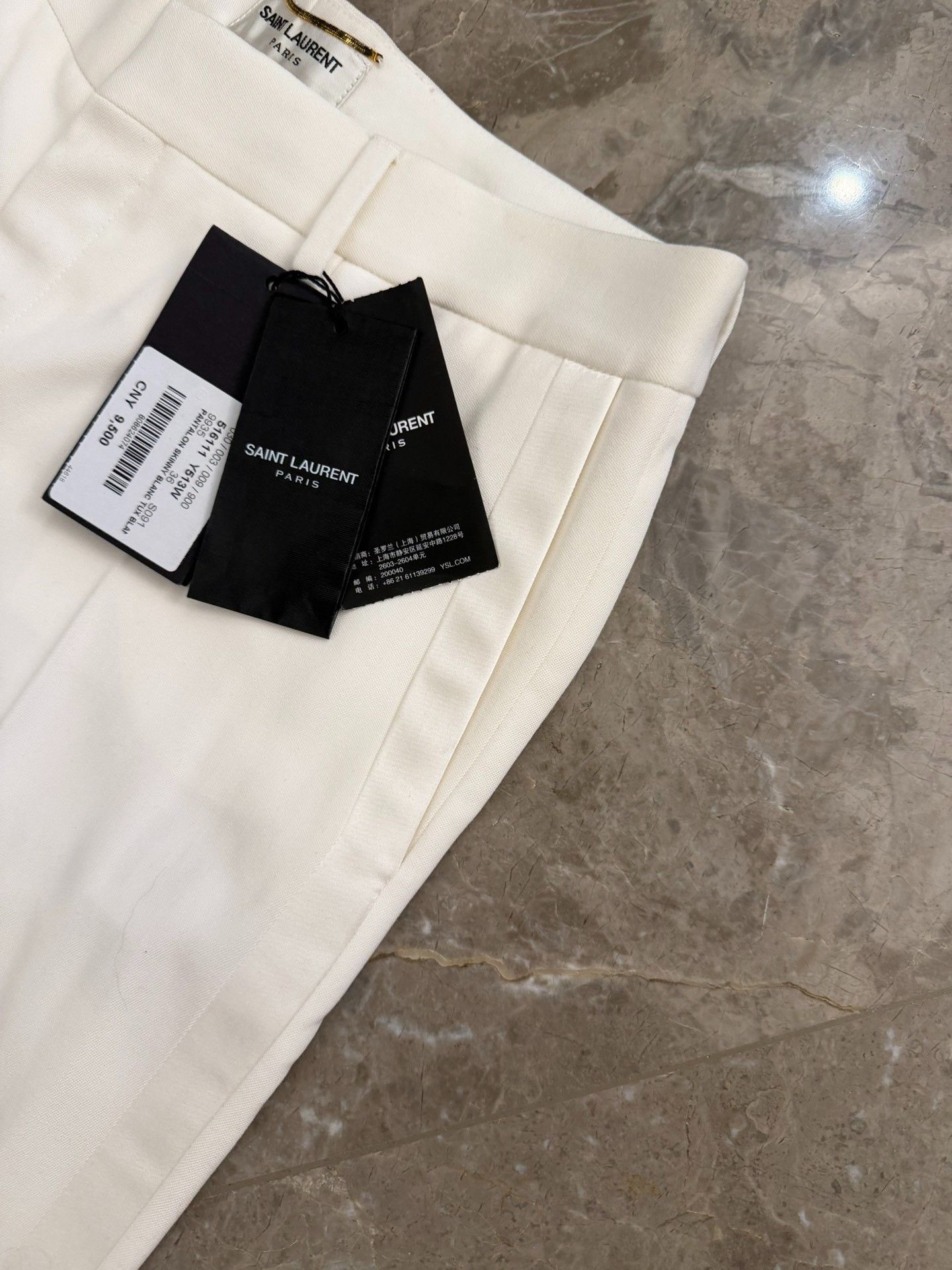 Saint Laurent Paris Saint Laurent Le Smoking Tuxedo Trousers Size FR 36 Size 26" / US 2 / IT 38 - 5 Thumbnail